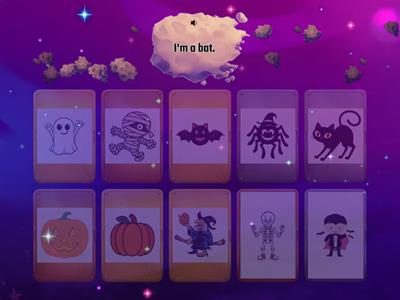 Halloween - find match - lvl 3 (sound, text - picture)