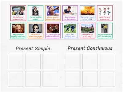  Present Simple vs. Present Continuous