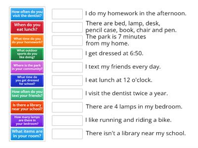 ESL Curriculum Level 3 Revision of general questions