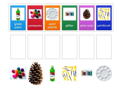  Art Supplies - Pinecone trees
