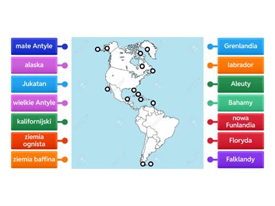 ameryka wyspy i polwyspy 