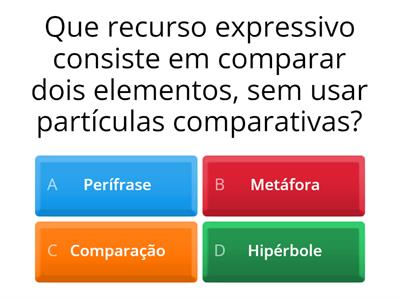  Recursos Expressivos 