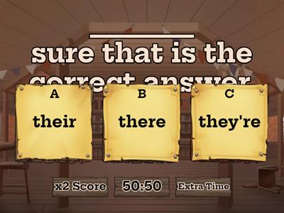 Their, They're and There