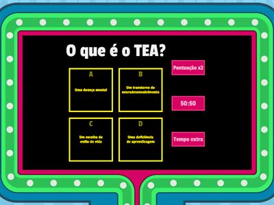 Perguntas sobre TEA