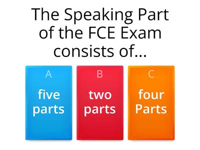 FCE Speaking