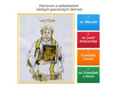 Patrocínium - Sv. Jozef KALAZANSKÝ