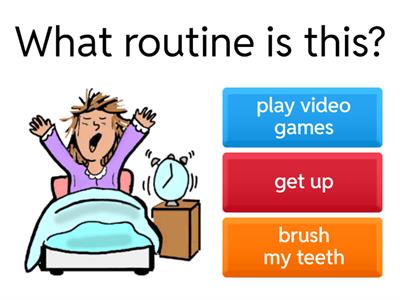daily routines and time