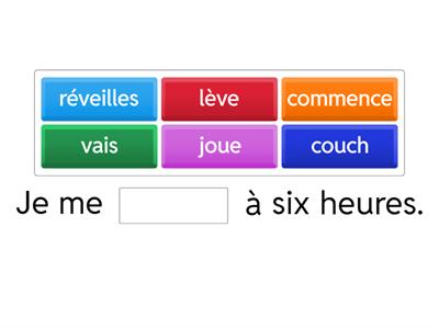 Les verbes - le présent A1.1 (Le français ENTRE NOUS plus 1)