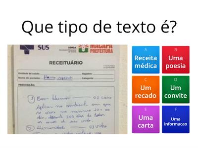 Gêneros textuais