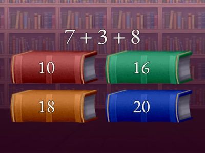 Plusaufgaben mit 3 Zahlen (EINFACH)
