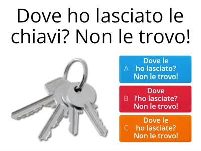 Pronomi diretti passato prossimo_A2