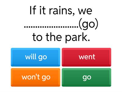  First Conditional-A2 Adults