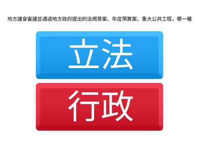 地方政府分權制衡