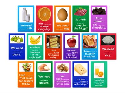 Countable and uncountable nouns / a, some, any