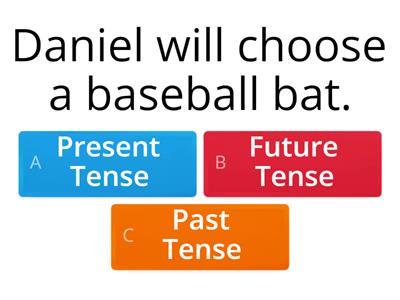 Past, Present, Future Tense Quiz Game