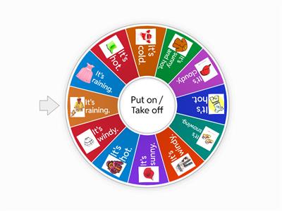 Put on / Take off + weather