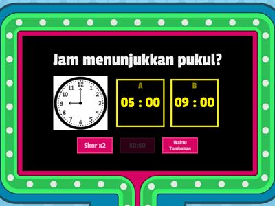 Menentukan Jam (Notasi 12 Jam)