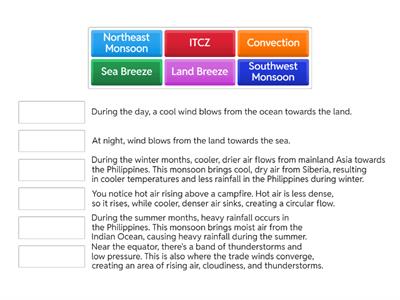 Breeze, Monsoons, and ITCZ