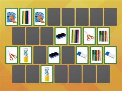 School Objects Memory Game