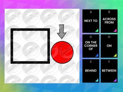 prepositions of direction
