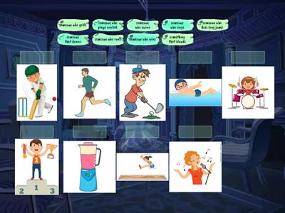 <er> Suffix: agent noun someone who