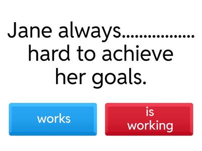 Present Simple vs Present Continuous