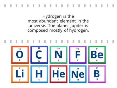 Find the match - Elements