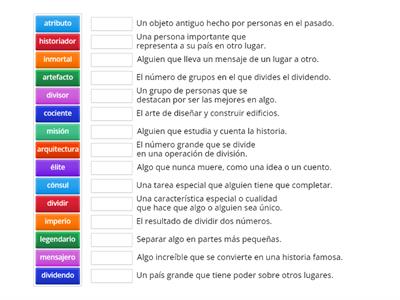 Palabras de la Semana 5 (Q2W5) - Emparejar