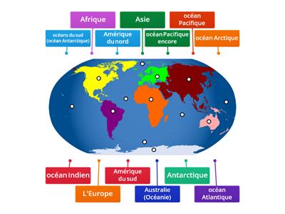  Les continents et les océans