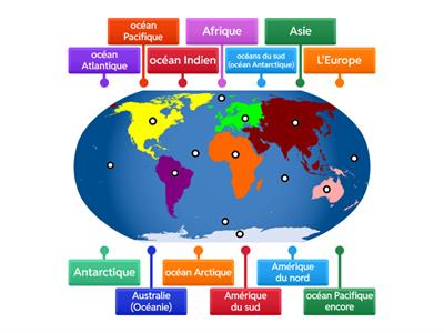  Les continents et les océans