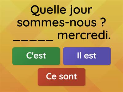 C'est, il est ou elle est ?