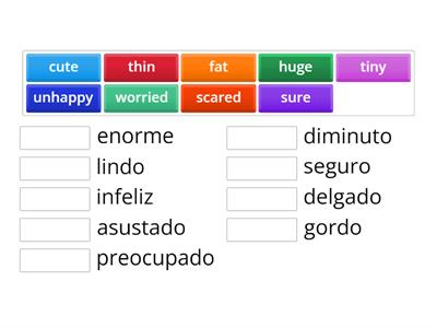 adjectives learning lands unit 4