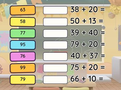 Додавання в межах 100