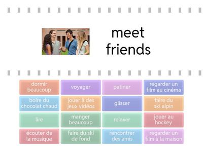 Activités vacances, Vacation activities