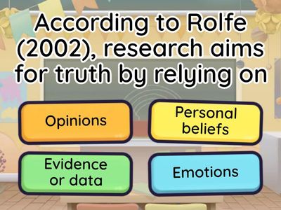 PRACTICAL RESEARCH - QUIZ 1