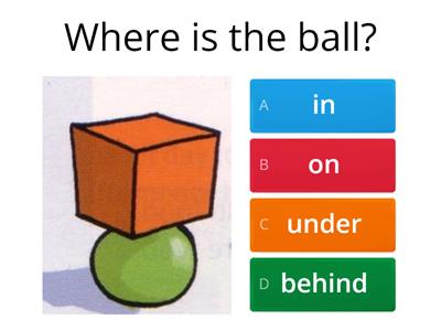 Prepositions of place