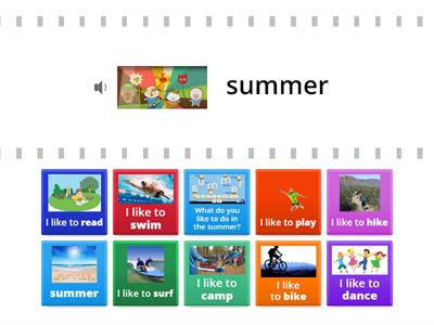 Find the match: Song "Summer song for kids"  The Singing Walrus - 342-Sp.Ed.