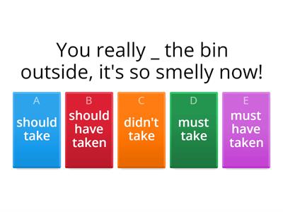 Present and past modal verbs