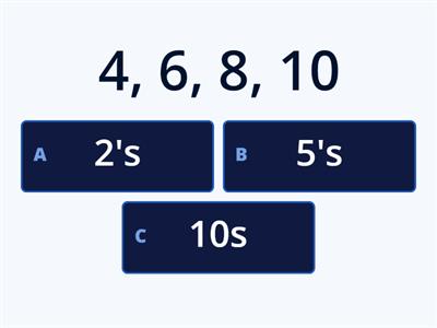 2, 5, 10 Skip Counting 