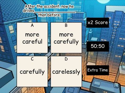 ADVERBS COMPARATIVE and SUPERLATIVE 