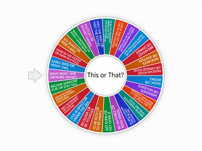 This or That Activity
