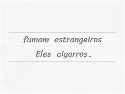 Organizar frases (I)