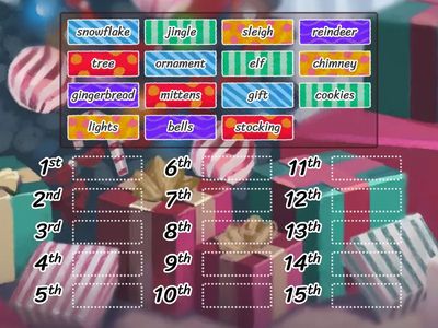 ABC Order - Christmas 