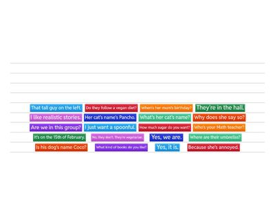 A2   Present Simple questions