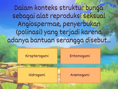 KUIS Reproduksi Tumbuhan Tingkat Tinggi