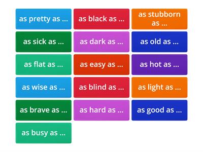 Comparatives similes  (as ... as)