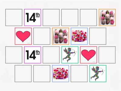 Valentine's Day Matching Game