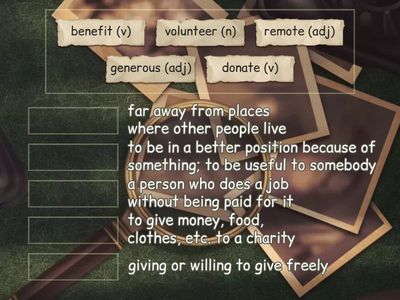 Vocabulary: Community development