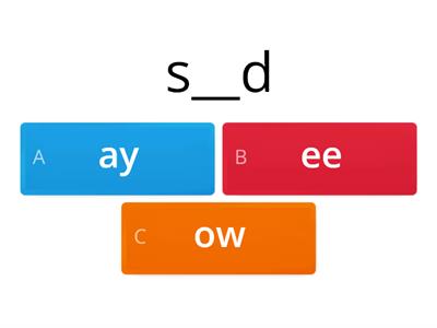 Barton 4.14 Vowel Teams in the Middle quiz