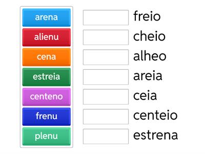 Palavras em dois idiomas 